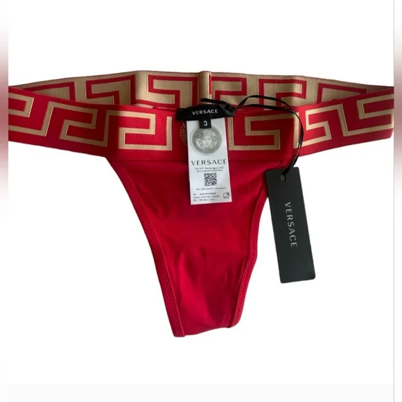 Versace Red Underwear Set